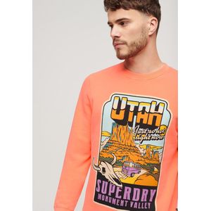 Superdry - Neon Travel - Sweatshirt - Multicolor - Katoen