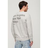 Superdry - City - Sweatshirt - Grijs - Katoen - Losse Pasvorm