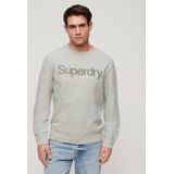 Superdry - City - Sweatshirt - Grijs - Katoen - Losse Pasvorm