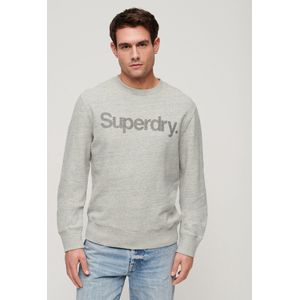 Superdry - City - Sweatshirt - Grijs - Katoen - Losse Pasvorm