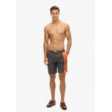 Superdry - M3010229A - Sportief Zwempak - Grijs - Gerecycled Polyester - Duurzaam