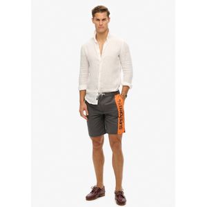 Superdry - M3010229A - Sportief Zwempak - Grijs - Gerecycled Polyester - Duurzaam