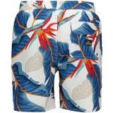 Superdry - Hawaiian Print - Zwembroek - Blauw - Polyester - Relaxte Pasvorm