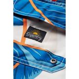 Superdry - Hawaiian Print - Zwembroek - Blauw - Polyester - Relaxte Pasvorm