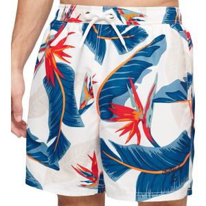 Superdry - M3010232A - Gerecycled Hawaïaans Zwempak - Blauw - Duurzaam