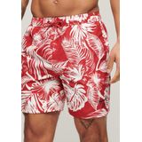 Superdry - Hawaïaanse Zwemshort - Blauw - Katoen - Relaxte Pasvorm