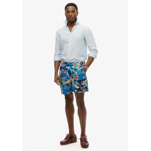 Superdry - M3010232A - Gerecycled Hawaïaans Zwempak - Blauw - Duurzaam