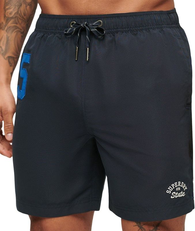 Superdry - M3010235A - Zwemkleding - Marineblauw - Gerecycled Polyester