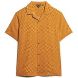 Superdry - Overhemd Short Sleeve - Oranje - Geo Tan Print
