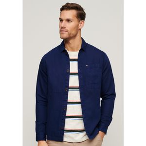 Overhemd SUPERDRY. Katoen materiaal. Maten XL. Blauw kleur