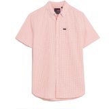 Superdry - Seersucker Overhemd - Korte Mouwen - Heren - Shirts