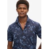 Superdry - Beach - Overhemd - Korte Mouwen - Linnenmix - Relaxed Fit