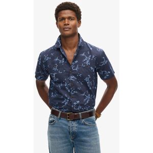 Superdry - Beach - Overhemd - Korte Mouwen - Linnenmix - Relaxed Fit