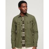Superdry Overshirt Military Groen - Heren - Katoen - Regular-Fit