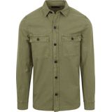 Superdry Overshirt Military Groen - Heren - Katoen - Regular-Fit