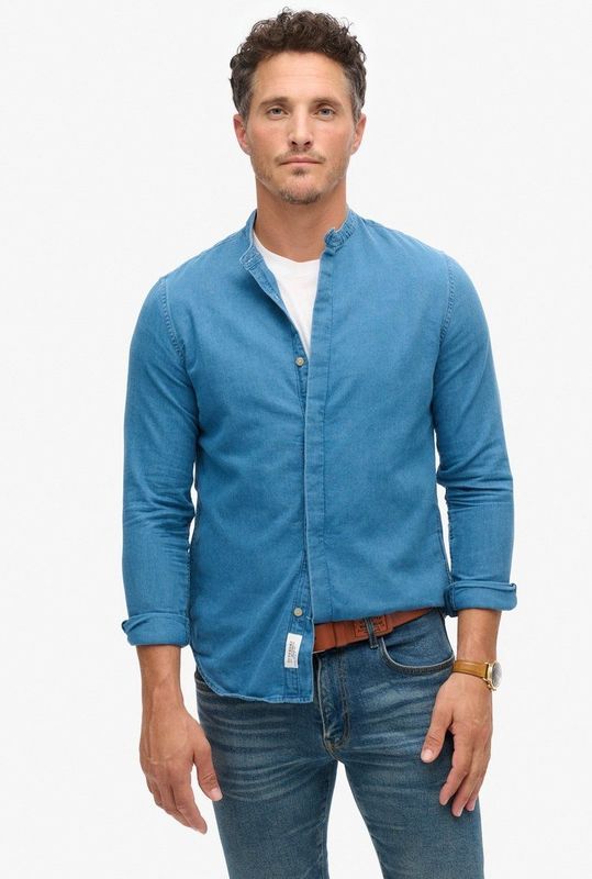 Overhemd - Effen - Katoen - Lange Mouw - Regular Fit