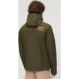 Superdry - M5011838A - Softshell Jas - Zwart - Polyester, Lange Mouwen
