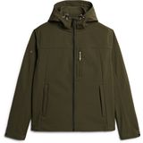 Superdry - M5011838A - Softshell Jas - Zwart - Polyester, Lange Mouwen
