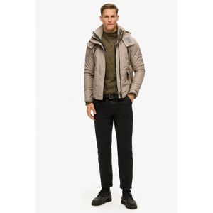 Superdry - Mountain SD Windbreaker - Zwart - Drielaags - Gewatteerde Capuchon