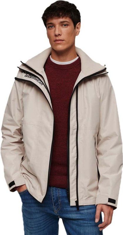 Hooded Yachter - Windbreaker Jacket - Zwart - Polyester - Slim Fit