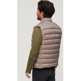 Superdry Jas Lightweight Padded Gilet M5011845a Deep Beige Mannen