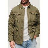 Superdry - MILITARY M65 EMB LW JACKET - Jas - Groen - Polyester