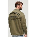 Superdry - MILITARY M65 EMB LW JACKET - Jas - Groen - Polyester