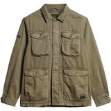 Superdry Jas MILITARY met Logo Groen