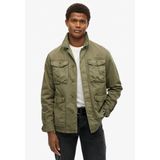 Superdry Jas MILITARY met Logo Groen