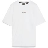 Superdry Micro Logo Graphic Loose T-shirt Met Korte Mouwen Wit S Man