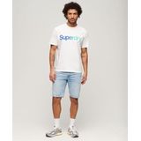 Superdry Core Logo Loose T-shirt Met Korte Mouwen Wit S Man