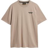 Superdry - Luxury Sport - T-shirt - Zwart - Katoenen Jersey, Loose Fit, Korte Mouwen