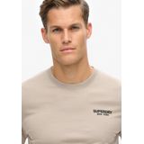 Superdry - Luxury Sport - T-shirt - Zwart - Katoenen Jersey, Loose Fit, Korte Mouwen