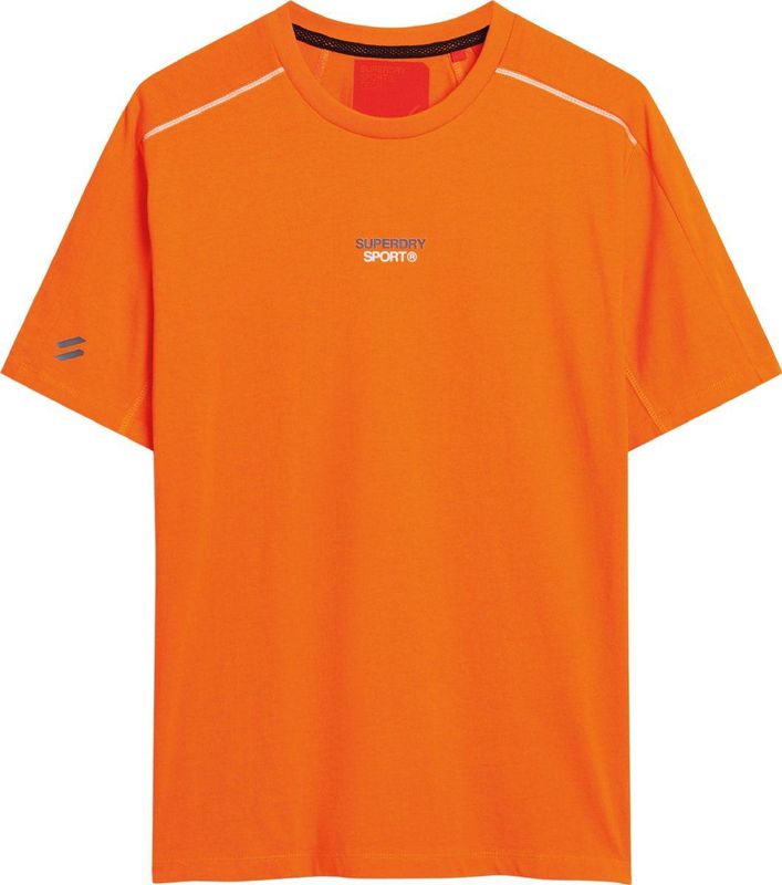 Superdry - Sport Tech Logo - T-shirt - Zwart - Katoen