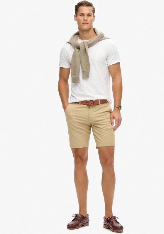 Superdry - Stretch Chino Shorts - Korte Broek