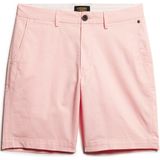 Superdry - Stretch Korte Broek - Chino - Blauw - Katoen