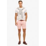 Superdry - Stretch Korte Broek - Chino - Blauw - Katoen