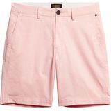 Superdry - Stretch Korte Broek - Chino - Blauw - Katoen