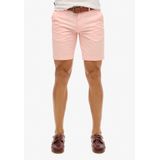 Superdry - Stretch Korte Broek - Chino - Blauw - Katoen