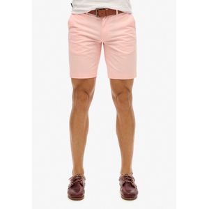 Superdry - Stretch Korte Broek - Chino - Blauw - Katoen