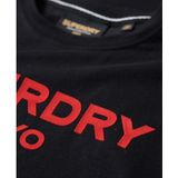 Superdry - Sport Luxe Graphic Fitted - T-shirt - Mauve Morn Pink - Korte Mouwen