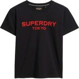 Superdry - Sport Luxe Graphic Fitted - T-shirt - Mauve Morn Pink - Korte Mouwen