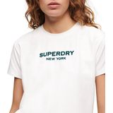 Superdry Sport Luxe Graphic Fitted T-shirt Met Korte Mouwen