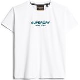 Superdry Sport Luxe Graphic Fitted T-shirt Met Korte Mouwen