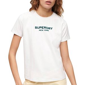 Superdry Sport Luxe Graphic Fitted T-shirt Met Korte Mouwen