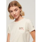 Superdry - Sportswear T-shirt - Dames - Aansluitend - Met Logo