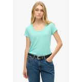 The Studios - Scoop Neck T-Shirt - Zwart - Katoen