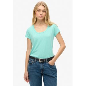 The Studios - Scoop Neck T-Shirt - Zwart - Katoen