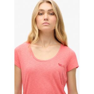 Superdry Scoop T-shirt Met Korte Mouwen Oranje XS Vrouw