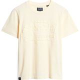 Superdry - T-shirt - Dames - Met Reliëfopdruk - Relaxte Pasvorm